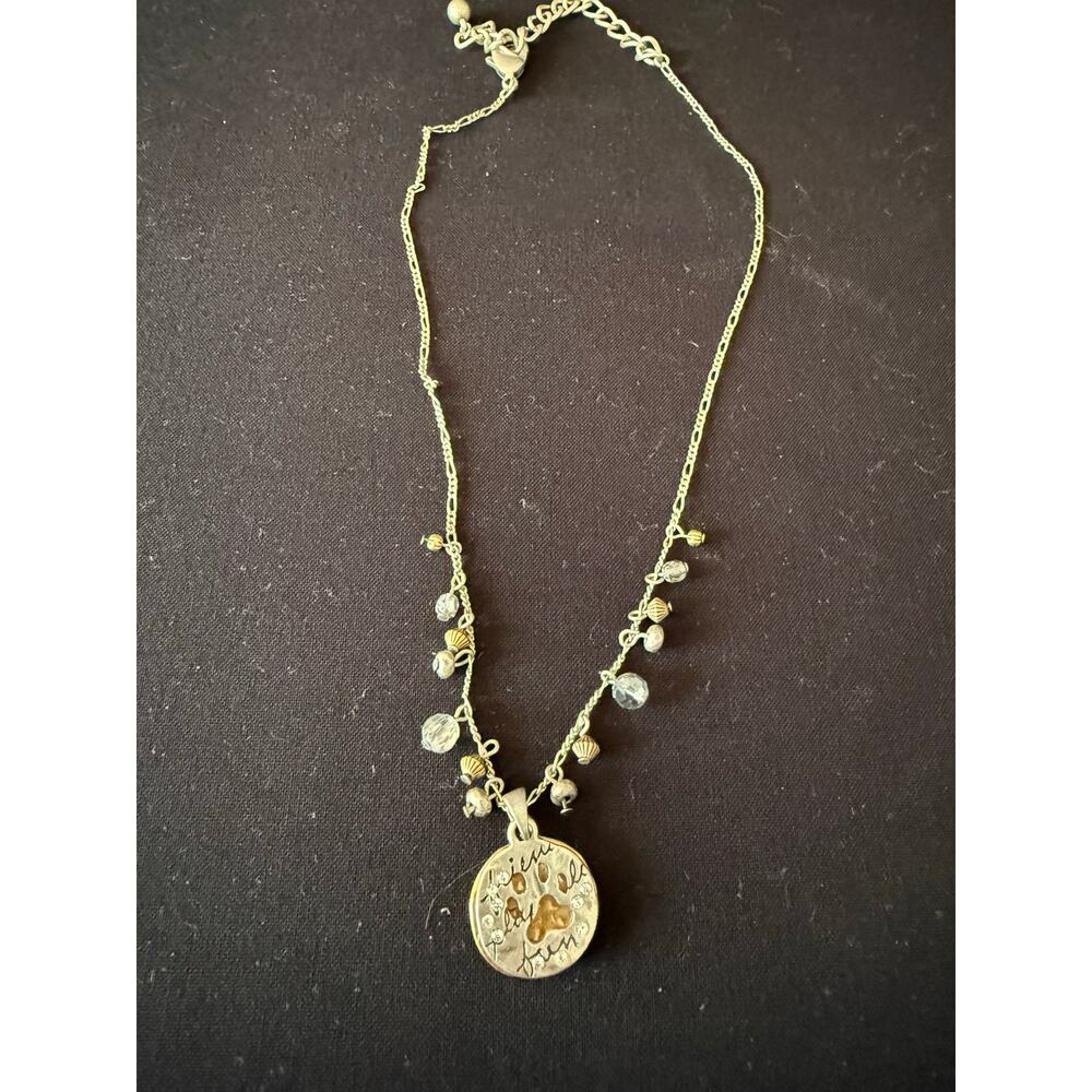 Chico’s Dog’s Best Friend Gold & Silver Necklace